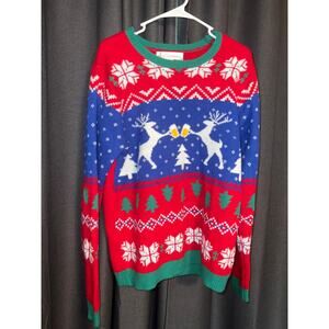 Ugly Christmas Sweater Xmas Size Large